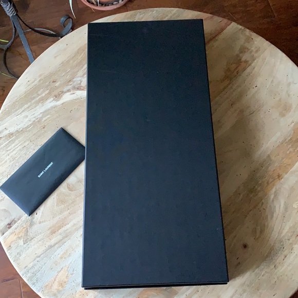 SAINT LAURENT Boots Box w/envelope - - Picture 2 of 7